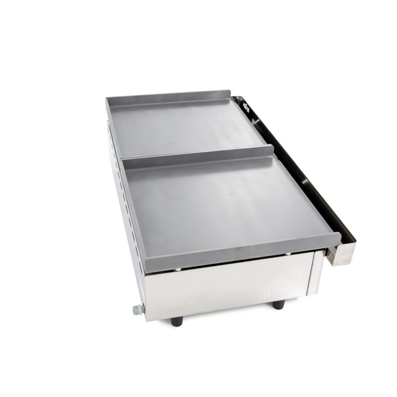 Plancha a gas ARILEX serie DUO (40 laminado + 40 laminado) con medidas 810x457x265h mm 4040PGLL