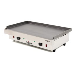 ARILEX electric griddle in 6 mm laminated steel with measures 810x457x240h mm 80PEL