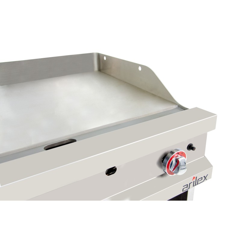 Frytop a gas acero rectificado 800x700x900h mm 11,4 kW 80FRYGR70