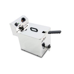 10L  and 3,5kW Monofasic EVOLUTION Electric Fryer with Contactor and Tap EVO10G