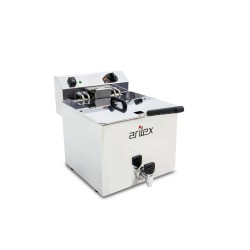 12L and 4,5kW Trifasic EVOLUTION Electric Fryer with Contactor and Tap EVO12GTR