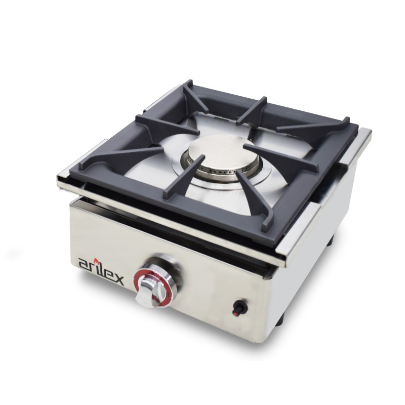 ARILEX  Gas Stove with 1 burner of 6 Kw with measures 410x457x240h mm 40CG