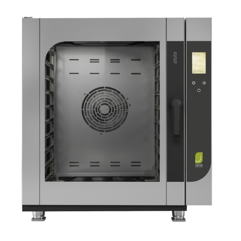 Horno eléctrico Mixto Digital Full Touch 6 GN1/1-60x40 con Control de Humedad y Lavado Automático CHEFMATE MBM CMFE6-HUWU
