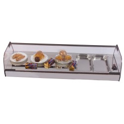 Integral stainless steel exposition tray for 6BP