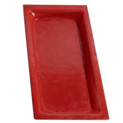 Cubeta cristal color rojo GN1/3-40 mm GN-RO
