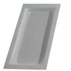 Cubeta cristal color blanco GN1/3-40 mm GN-BL